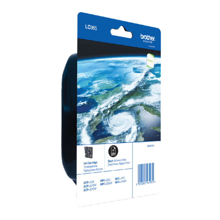 Inktcartridge Brother LC-985BKBP zwart