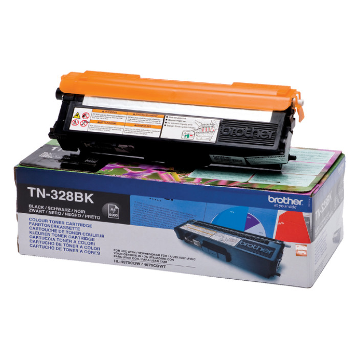 Toner Brother TN-328BK zwart