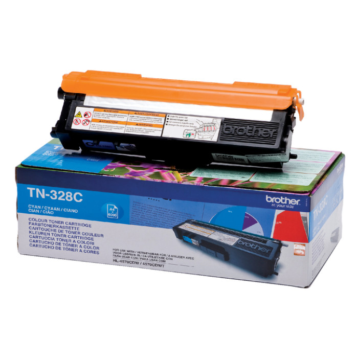 Toner Brother TN-328C blauw