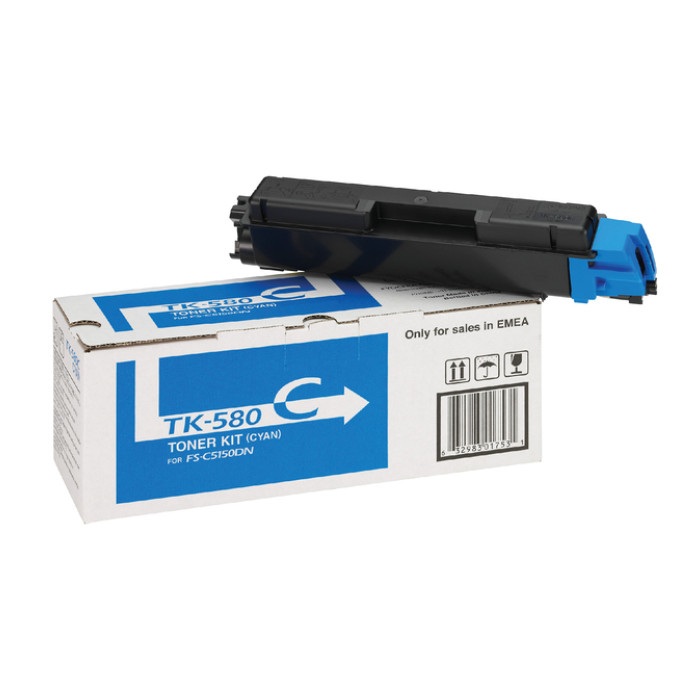 Toner Kyocera TK-580C blauw