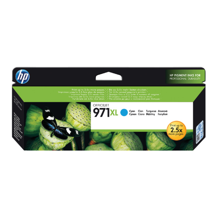 Inktcartridge HP CN626AE 971XL blauw