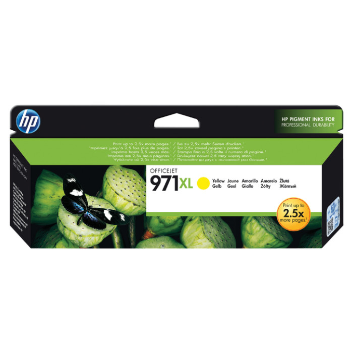 Inktcartridge HP CN628AE 971XL geel