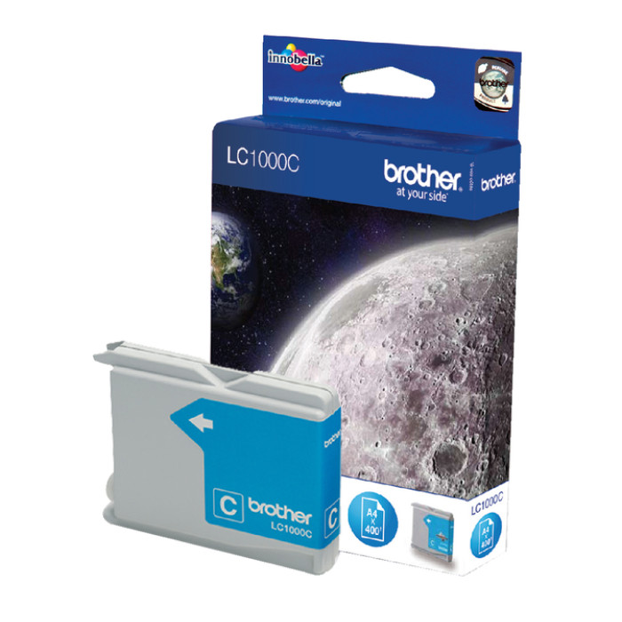 Inktcartridge Brother LC-1000C blauw