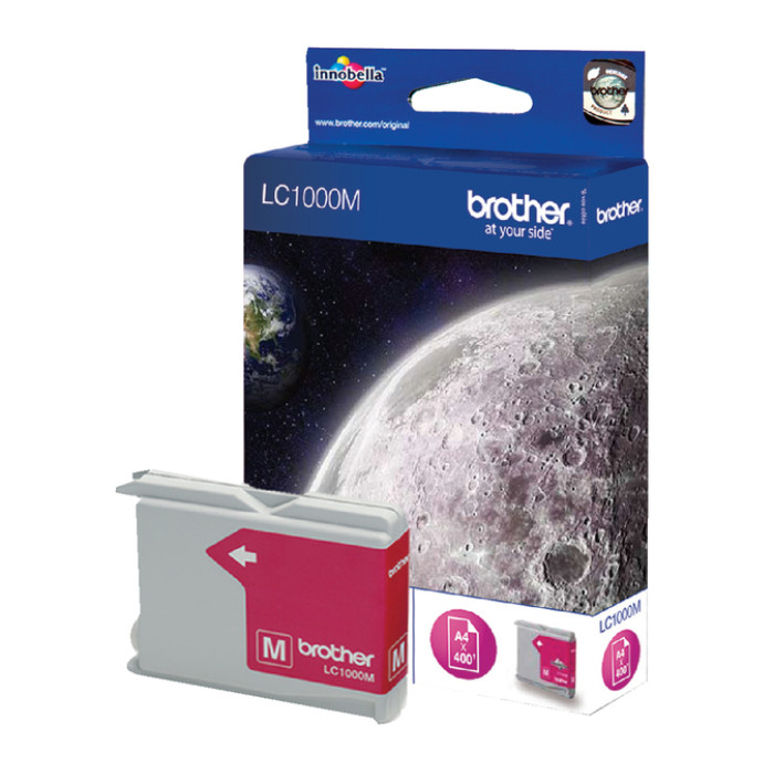 Inktcartridge Brother LC-1000M rood