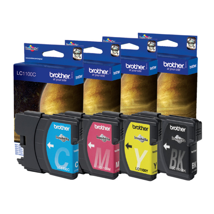 Inktcartridge Brother LC-1100C blauw