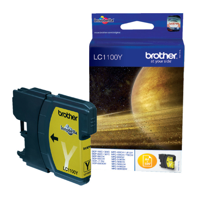 Inktcartridge Brother LC-1100Y geel
