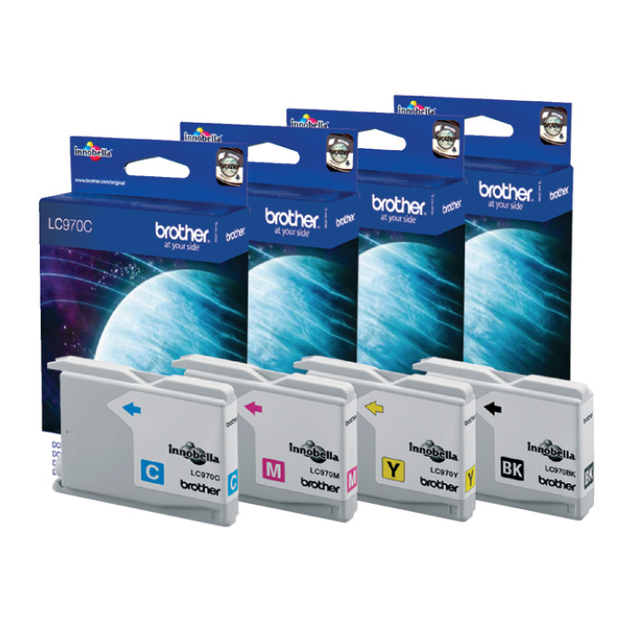 Inktcartridge Brother LC-970Y geel
