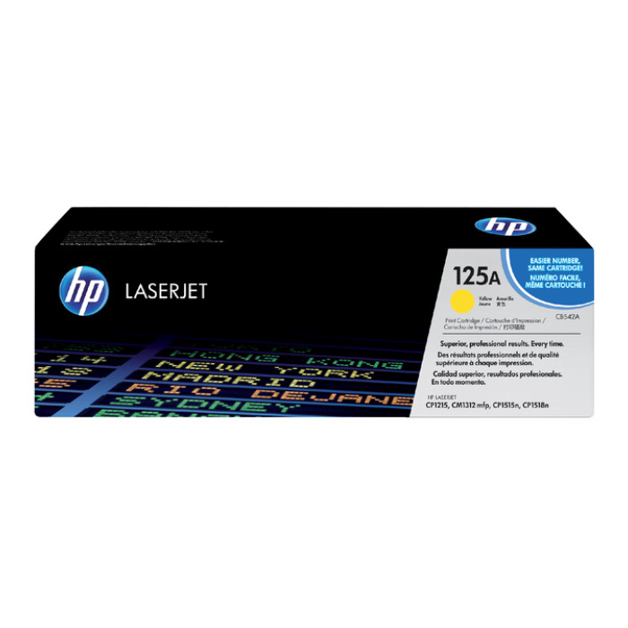 Tonercartridge HP CB542A 125A geel