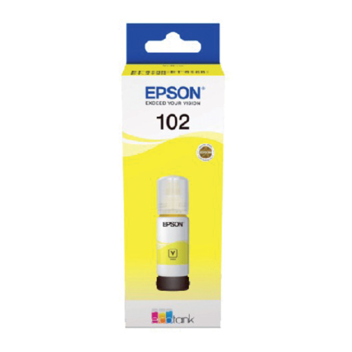 Navulinkt Epson 102 T03R4 geel