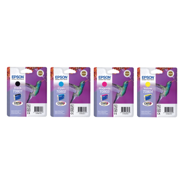 Inktcartridge Epson T0804 geel