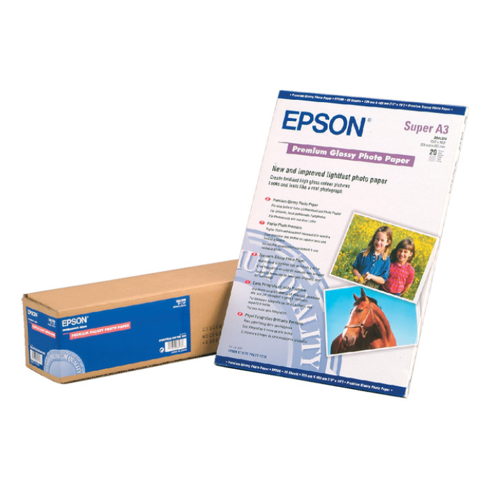 Inkjetpapier Epson S041315 A3 Premium glans 20 vel