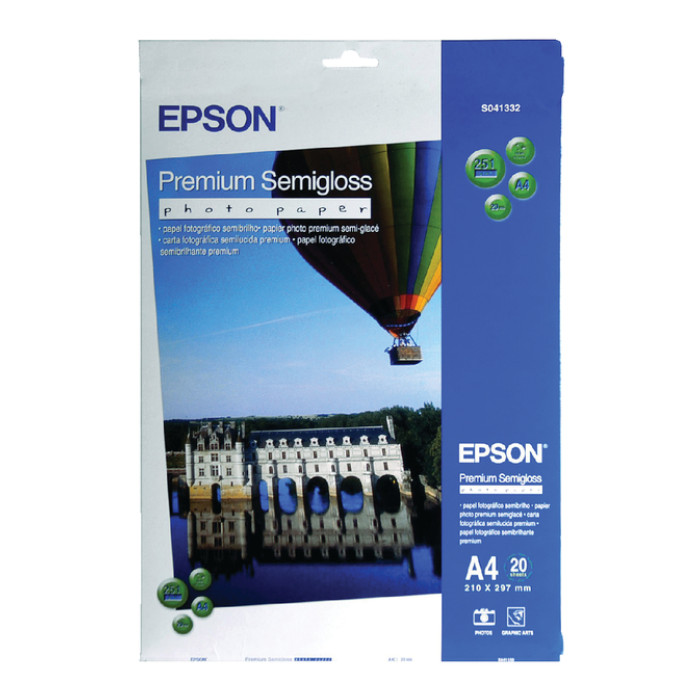 Inkjetpapier Epson S041332 A4 mat 251gr 20 vel