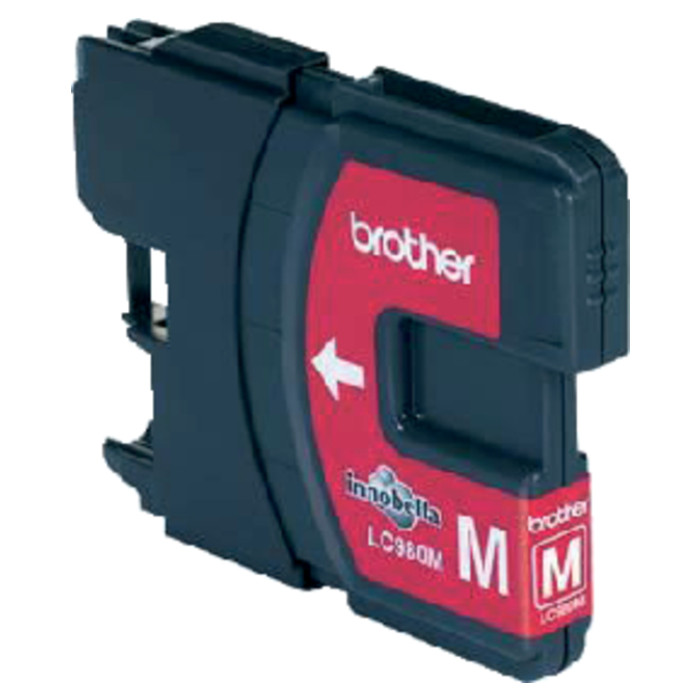 Inktcartridge Brother LC-980M rood
