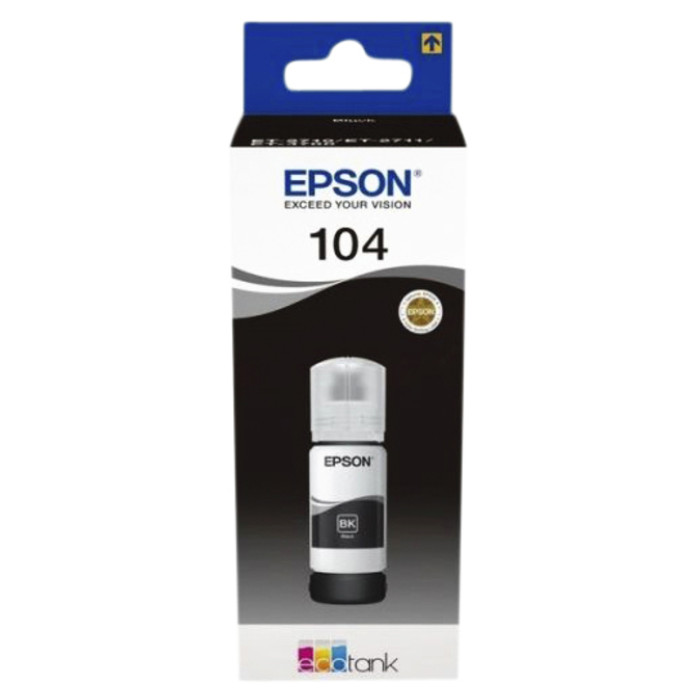 Navulinkt Epson 104 T00P140 zwart