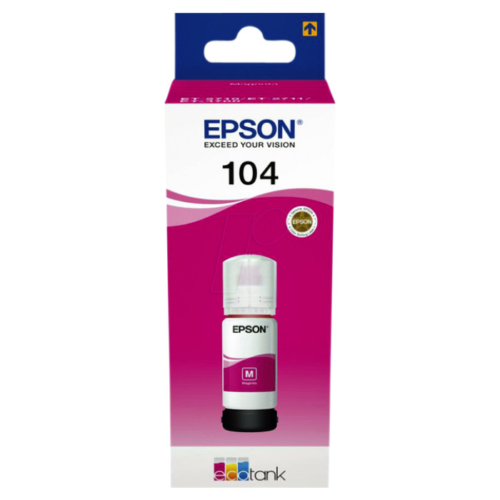 Navulinkt Epson 104 T00P340 rood