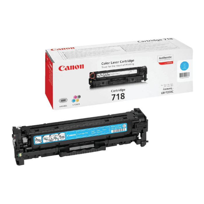 Tonercartridge Canon 718 blauw
