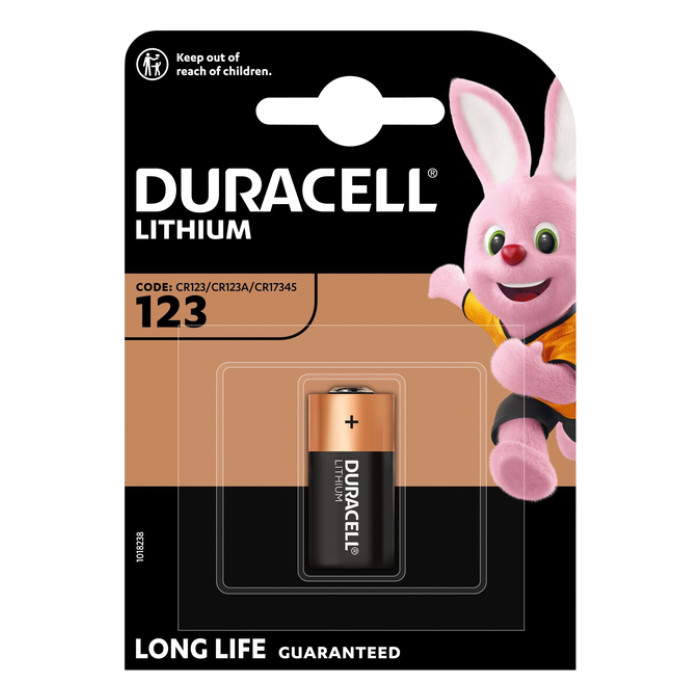 Batterij Duracell 1xCR123 high power lithium