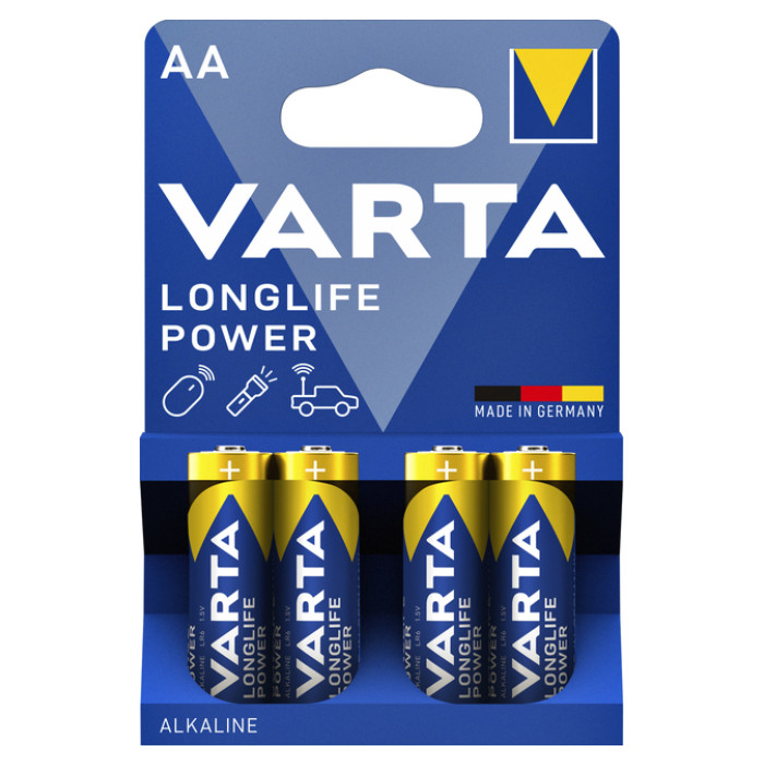 Batterij Varta Longlife Power 4x AA