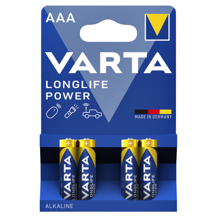 Batterij Varta Longlife Power 4x AAA