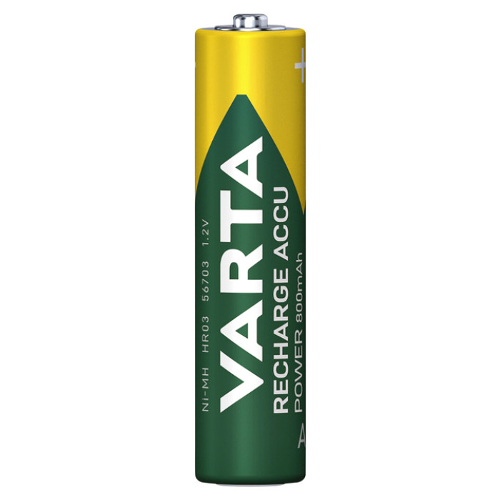 Batterij oplaadbaar Varta 4xAAA 800mAh ready2use