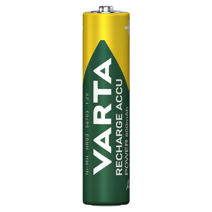 Batterij oplaadbaar Varta 2xAAA 800mAh ready2use