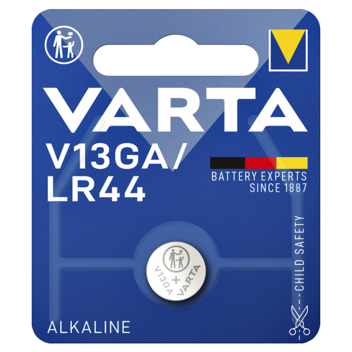 Batterij Varta knoopcel V13GA alkaline blister à 1stuk
