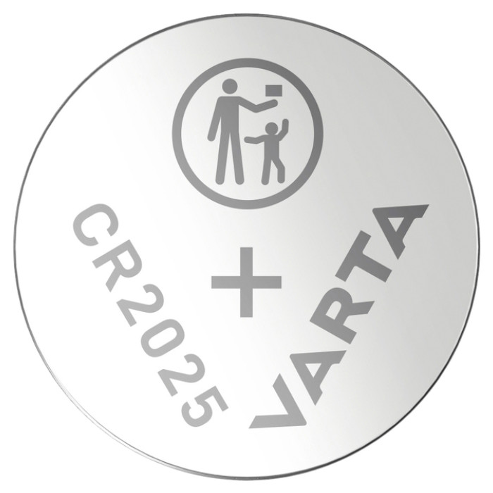 Batterij Varta knoopcel CR2025 lithium blister à 5stuk