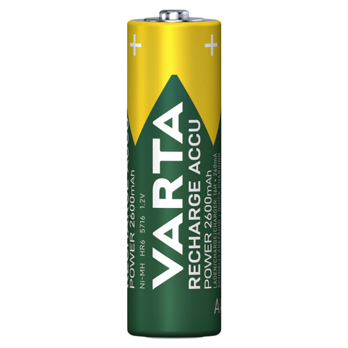 Batterij oplaadbaar Varta 2xAA 2600mAh ready2use