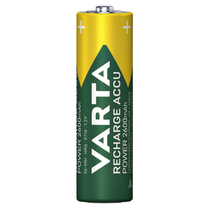 Batterij oplaadbaar Varta 4xAA 2600mAh ready2use
