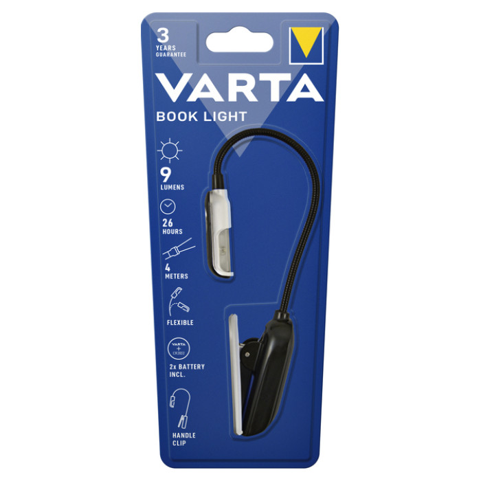 Zaklamp Varta Led Book met 2x CR2032 batterijen