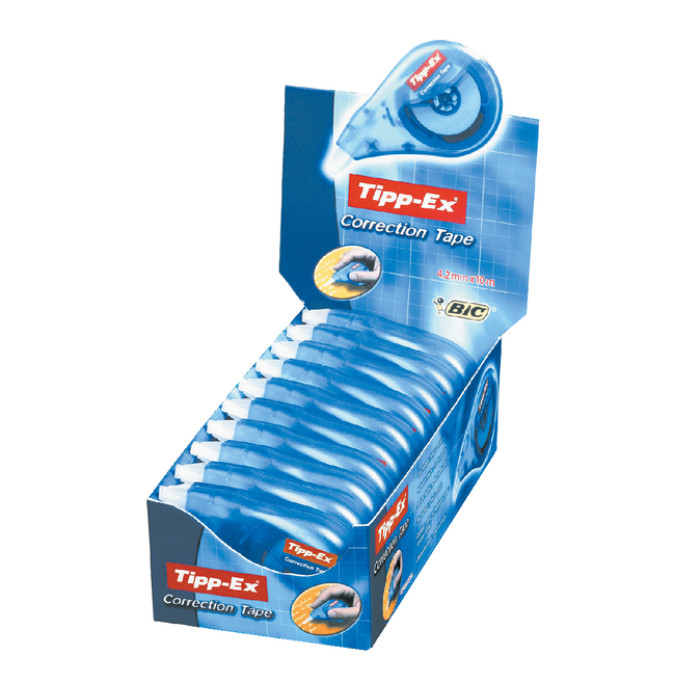 Correctietape Tipp-Ex easy zijwaarts 4.2mmx12m