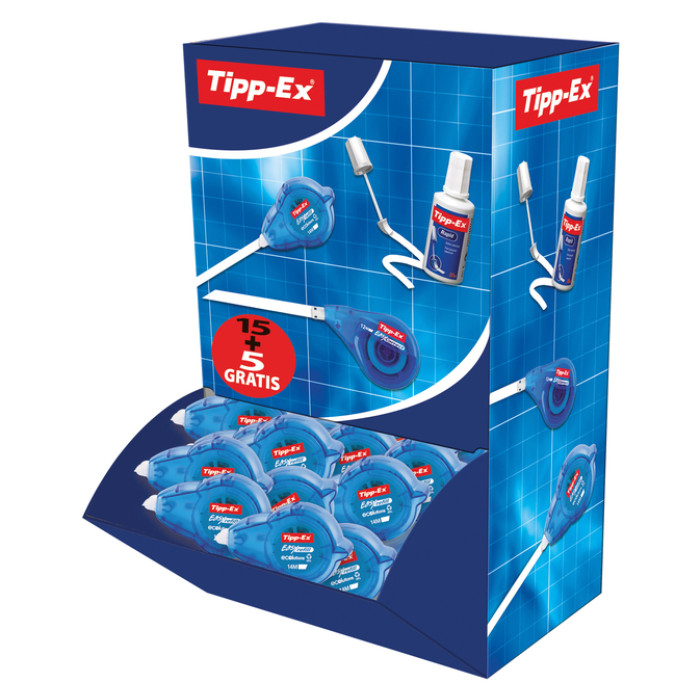 Correctietape Tipp-Ex easy refill ecolutions 5mmx14m 15+5 gratis