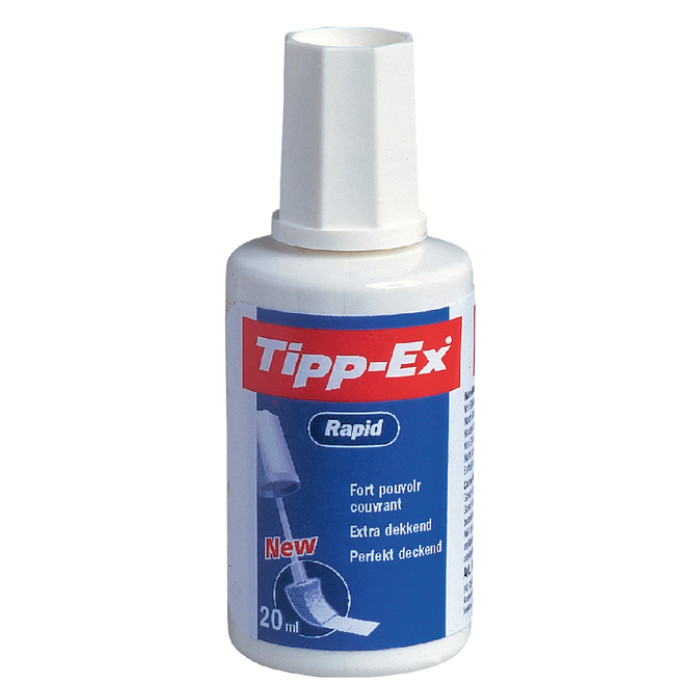 Correctievloeistof Tipp-ex Rapid 20ml blister à 1 stuk