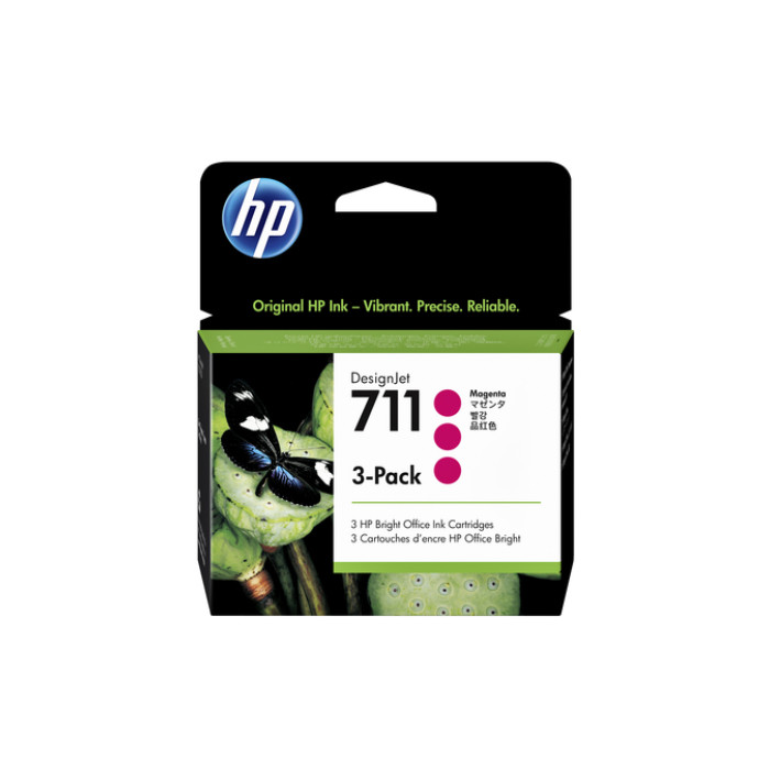 Inktcartridge HP CZ135A 711 rood