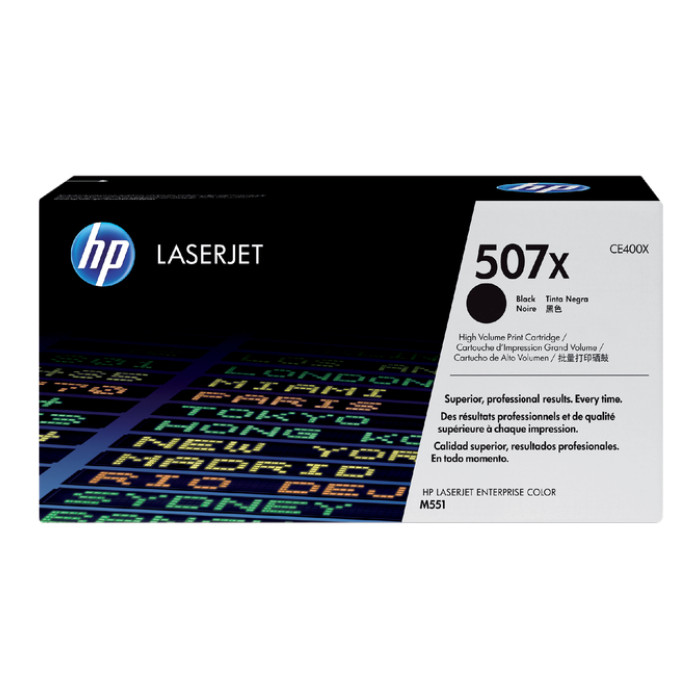 Tonercartridge HP CE400X 507X zwart