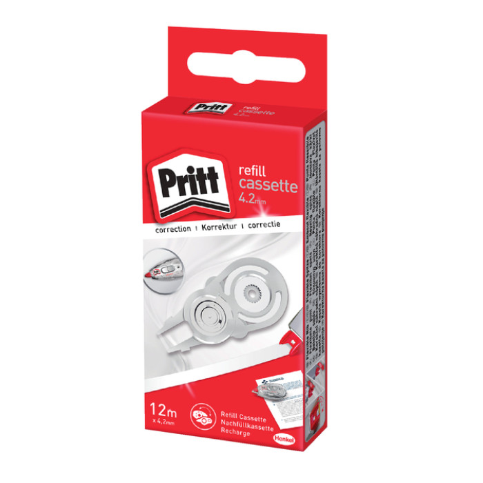 Correctietapevulling Pritt navul cassette Flex 4.2mmx12m