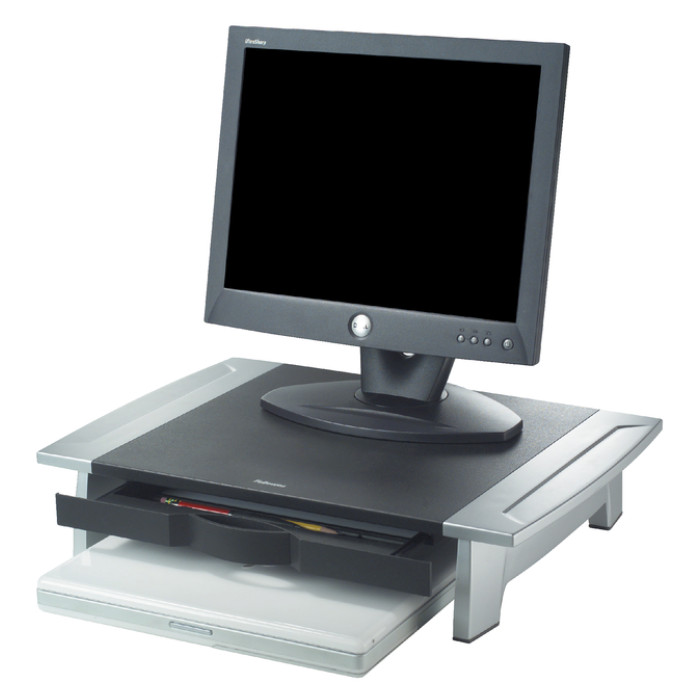Werkstation Fellowes Office Suites riser klein zwart/grijs