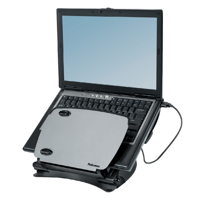 Laptopstandaard Professional series metaal + USB