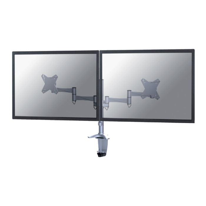 Monitorarm Neomounts D1330D 2x10-27" zilvergrijs