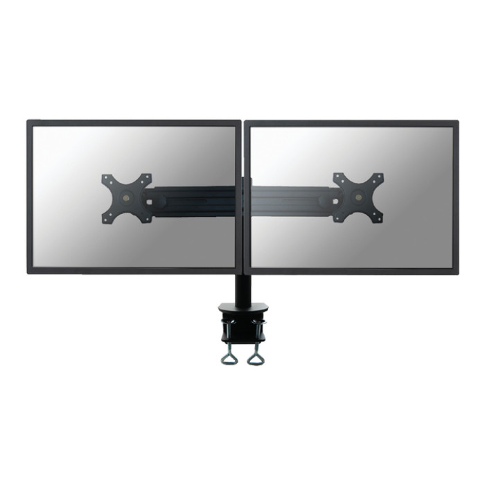 Monitorarm Neomounts D700D 2x19-30" met klem zwart