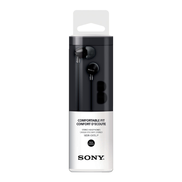 Oortelefoon Sony EX15LP basic zwart