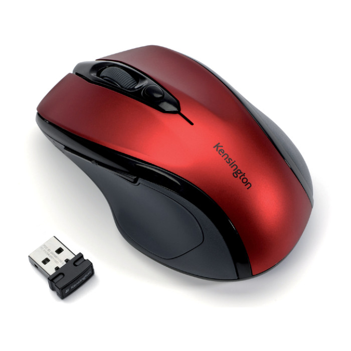Muis Kensington Pro Fit draadloos rood