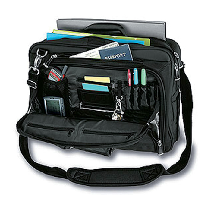 Laptoptas trolley Kensington contour 17" zwart
