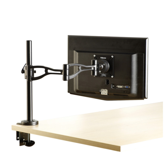 Monitorarm Fellowes Vista enkel zwart