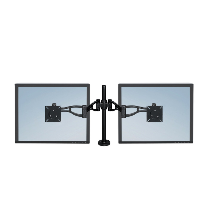 Monitorarm Fellowes Vista dubbel zwart
