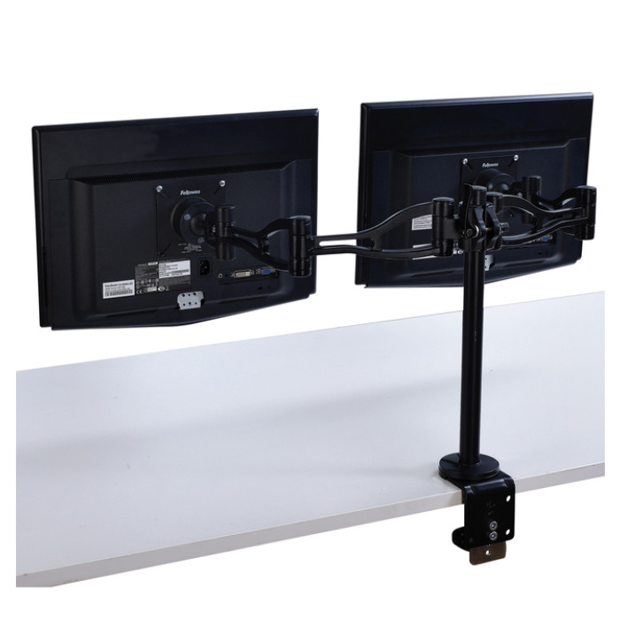 Monitorarm Fellowes Vista dubbel zwart