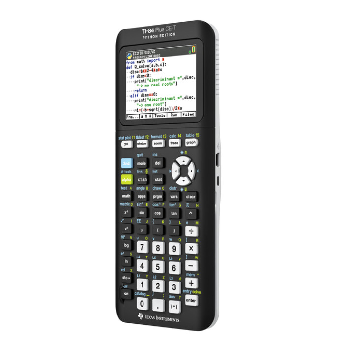 Rekenmachine TI-84 Plus CE-T Python Edition