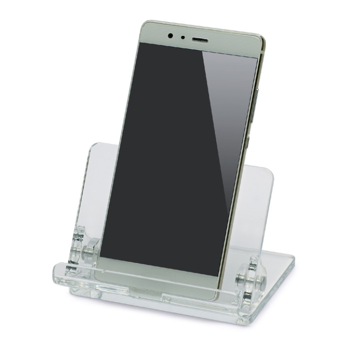 Telefoonstandaard MAUL 97x105x76mm standhoek instelbaar acryl