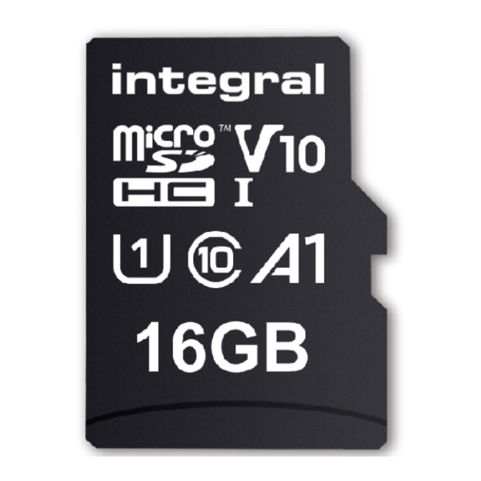 Geheugenkaart Integral microSDHC V10 16GB