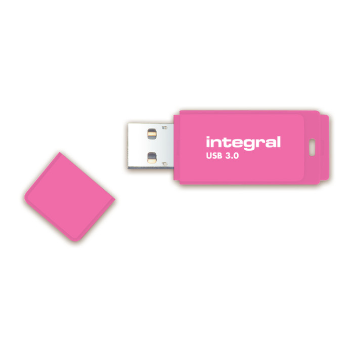USB-stick 3.0 Integral 64GB neon roze